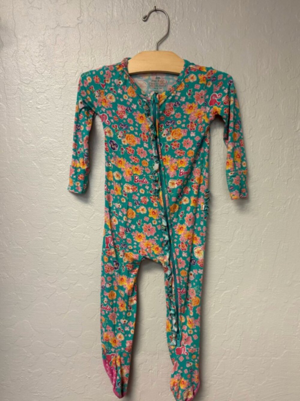 $20 ADD ON posh peanut barbie floral footie 18-24M Bamboo Janie‎ and Jack
